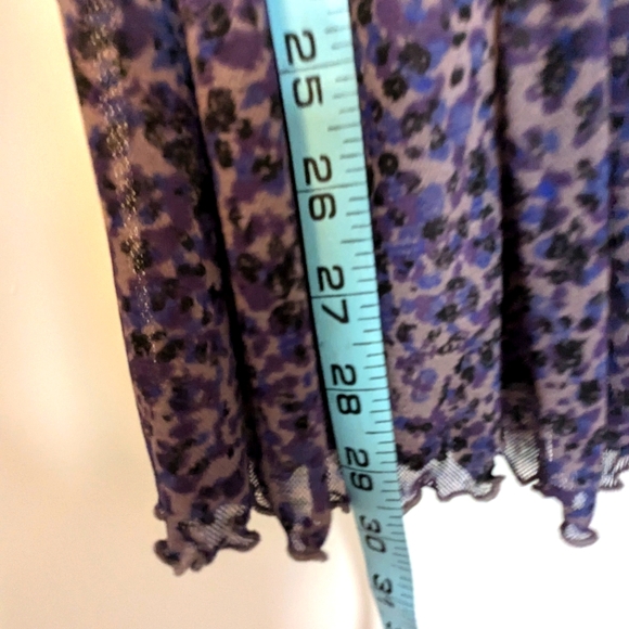 NWT - Coldwater Creek Purple Skirt with Lining- Size Small - Picture 4 of 6